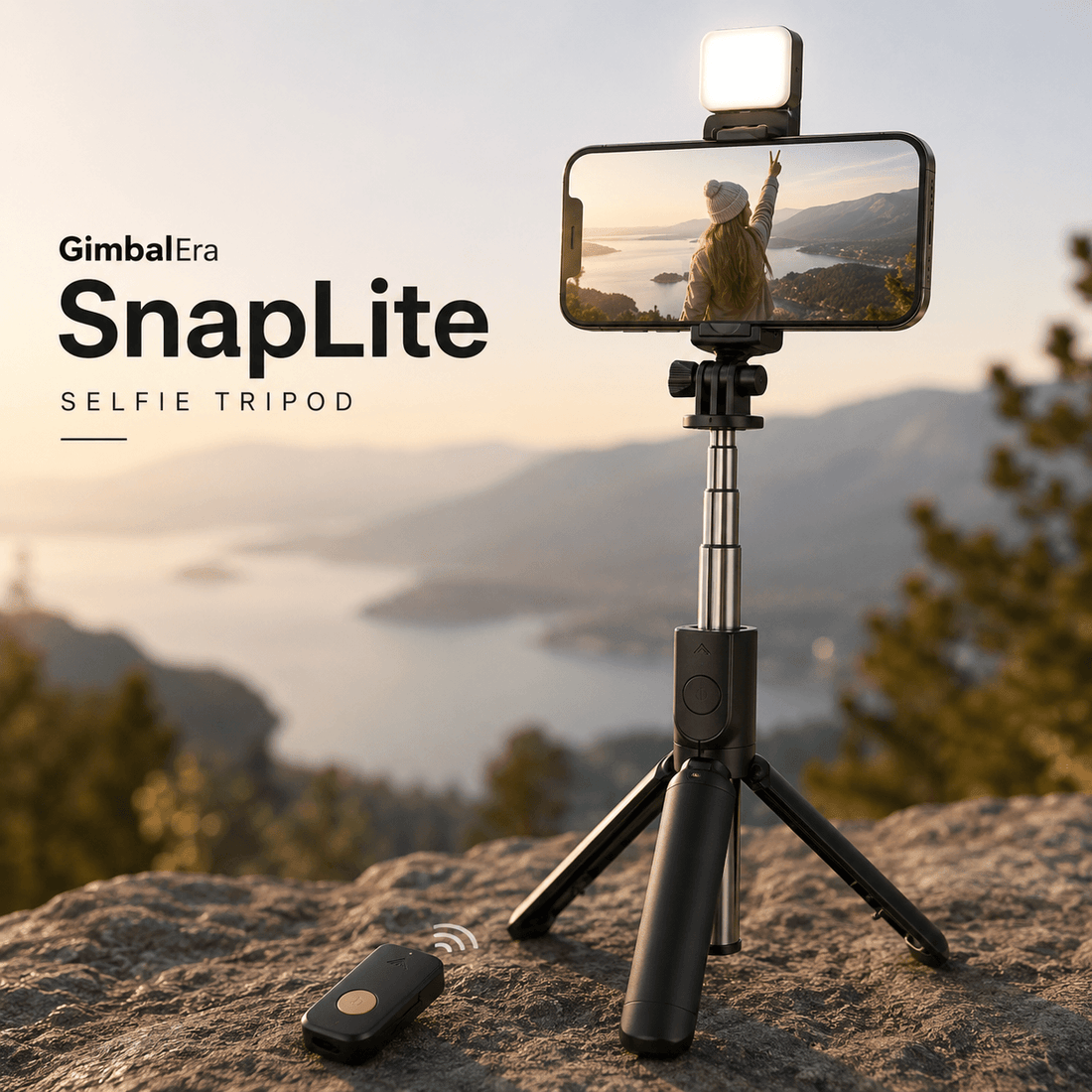 GimbalEra SnapLite Selfie Tripod Main Cover
