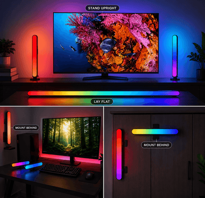GimbalEra RhythmGlow RGB Light Bars immersive entertainment room lighting