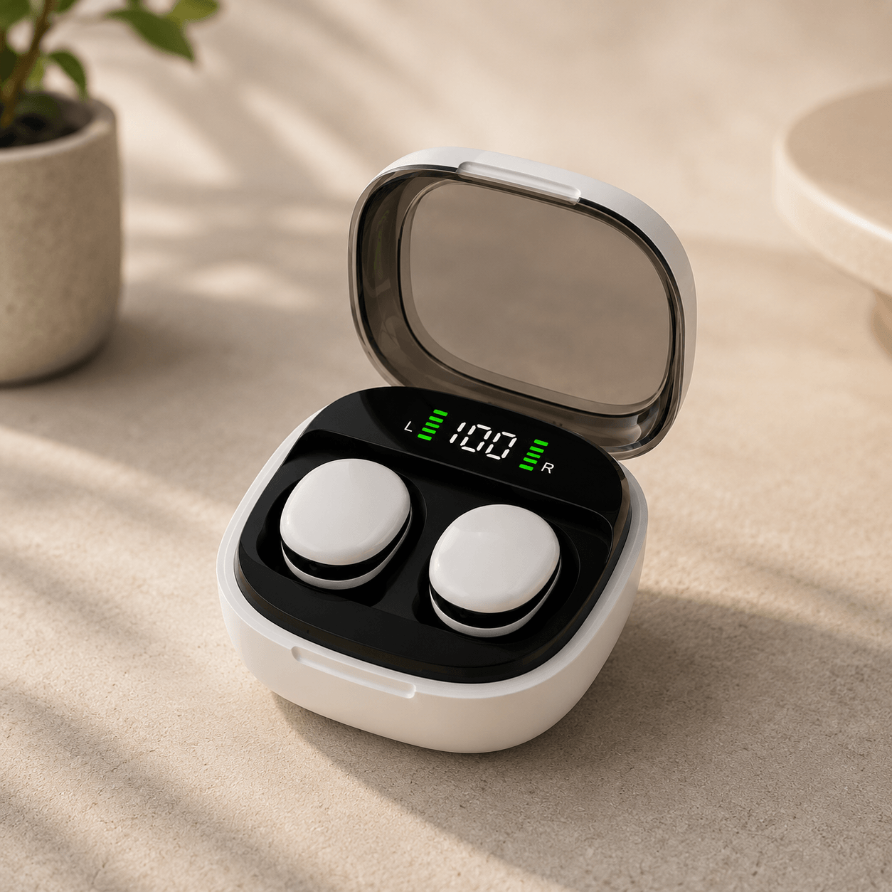 GimbalEra GhostPods Invisible Earbuds white variation