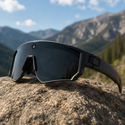 GimbalEra VisionSync AI Sports Glasses black color variation