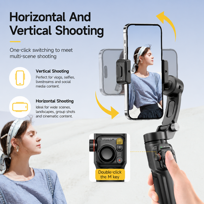 GimbalEra MotionFlow M06 AI Gimbal Stabilizer description